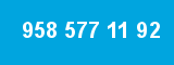 958 577 11 92 958 577 11 92
